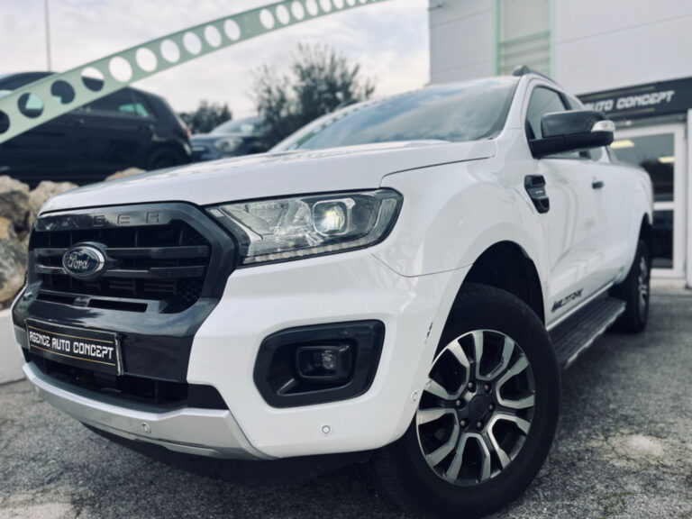 FORD RANGER 2.0 213CH WILDTRAK TURBO 4WD Super Cabine + CARPLAY + CAMERA DE RECUL + SIEGES CHAUFFANTS + 2ND MAIN + GARANTIE 12 MOIS