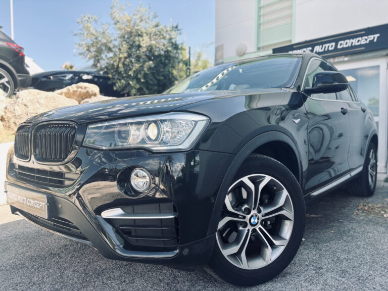 BMW X4 20d 190CH xDrive XLine + ENTRETIEN BMW + TO OUVRANT + AFFICHAGE TÊTE HAUTE + CAMERA 360° + GARANTIE 12 MOIS