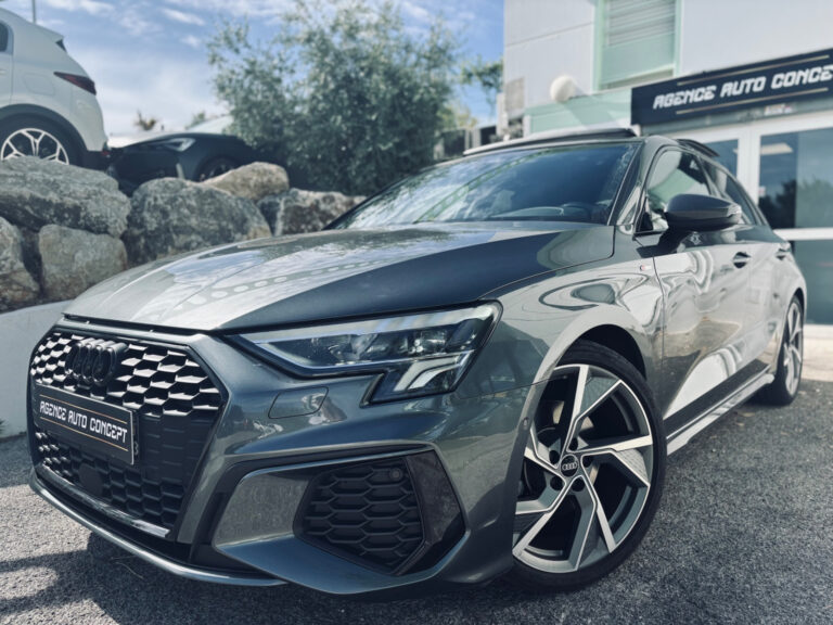 Audi A3 35 TFSI 1.5 150 CV MILD HYBRID SLINE + TO OUVRANT + B&O + SIEGES ALCANTARA + VOLANT MEPLAT + GARANTIE 12 MOIS