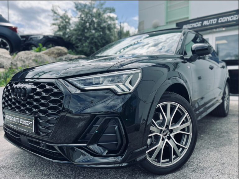 AUDI Q3 SPORTBACK 2.0 190CH 40 TFSI QUATTRO S LINE S-TRONIC + GARANTIE CONSTRUCTEUR 2027 + TO OUVRANT + CARPLAY + SIEGES CHAUFFANTS