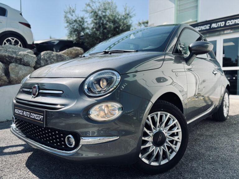 Fiat 500 1.2L 65CH LOUNGE + TOIT PANORAMIQUE + RADAR DE RECUL+ GARANTIE 12 MOIS
