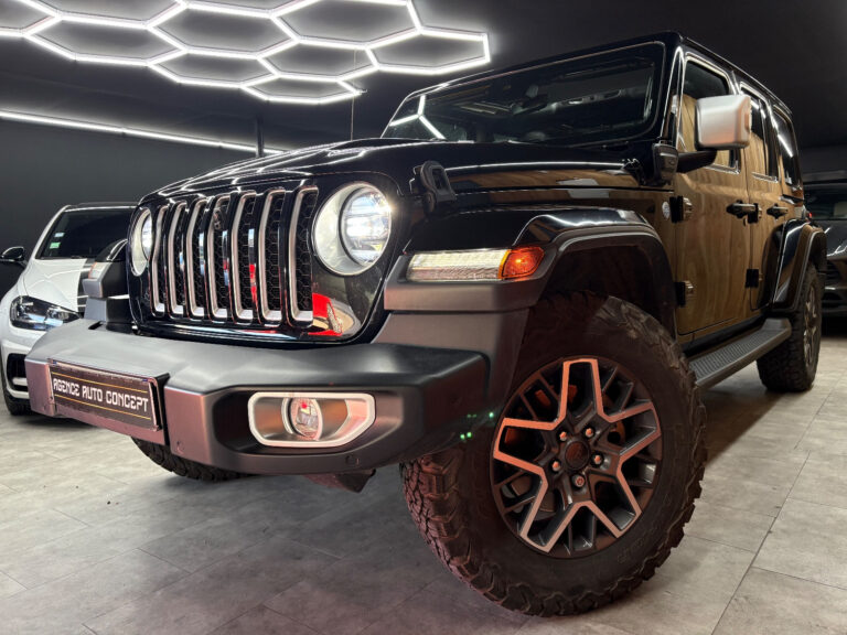  Jeep Wrangler PLUG-IN-HYBRID OVERLAND 4Xe 2.0 380CH + CARPLAY + HARDTOP + DUAL-TOP + SIEGES CHAUFF. + VOLANT CHAUFF. + CAMERA AV/AR + SUBWOOFER ALPINE + ENTRETIEN JEEP + GARANTIE 12 MOIS
