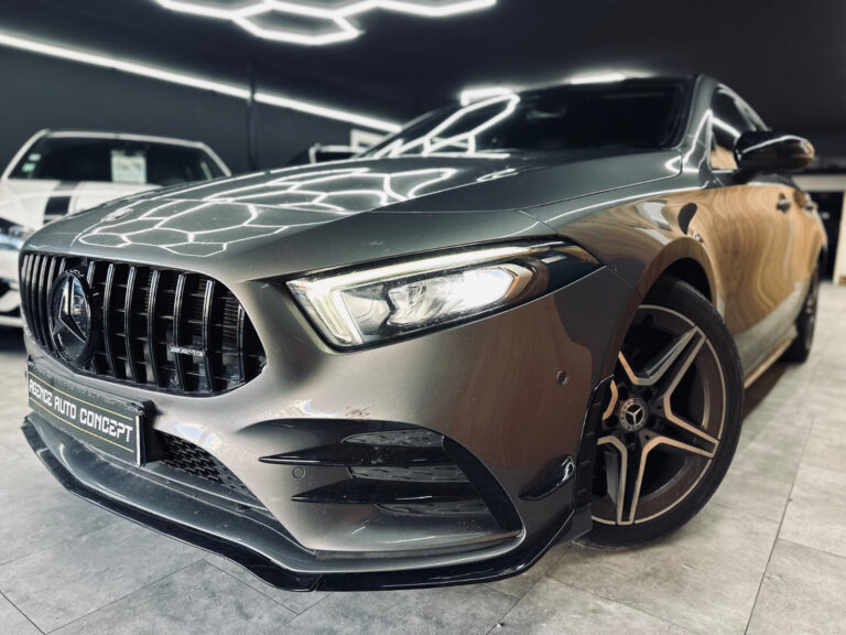 Mercedes CLASSE A 200 1.3 163CH AMG LINE + PACK A45s AMG + ECLAIRAGE D'AMBIANCE + CARPLAY + CAMERA DE RECUL + GARANTIE 12 MOIS