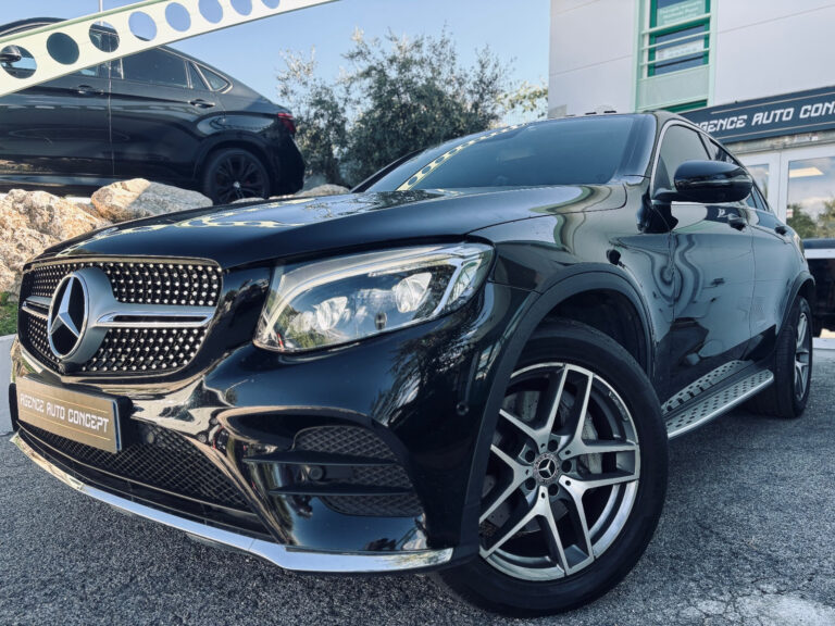 Mercedes GLC COUPE 250D 4Matic 2.2L 204CH AMG LINE + ENTR. CONSTRUCTEUR + TOIT OUVRANT + BURMESTER + CAMERA 360° + ATTELAGE ELECTRIQUE + GARANTIE 12 MOIS