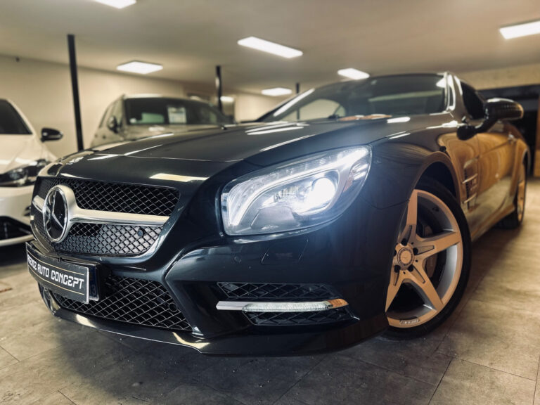 Mercedes SL 500 4.7 V8 BI-TURBO 435CH + SIEGES CHAUFFANTS/VENTILES + CAMERA DE RECUL + MAGIC SKY CONTROL + COFFRE ELECTRIQUE + GARANTIE 12 MOIS