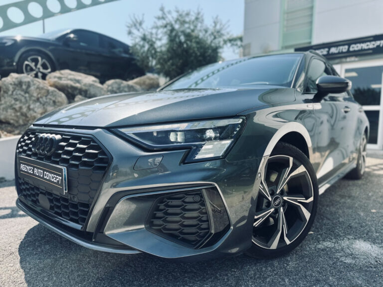 Audi A3 Sportback 35 TFSI 1.5 150CH S-LINE + 2EME MAIN + ENTRETIEN CONSTRUCTEUR + CARPLAY SANS FIL + CAMERA DE RECUL + GARANTIE 12 MOIS