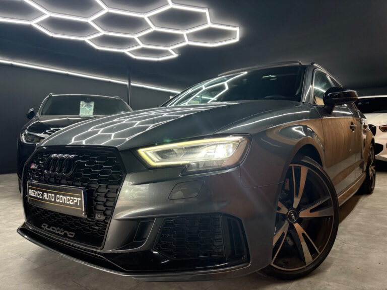 Audi RS3 SPORTBACK 2.5 TFSI DAZA 400CH QUATTRO + PACK RS + ENTRETIEN AUDI + TOIT OUVRANT + BANGOLUFSEN + GARANTIE 12 MOIS