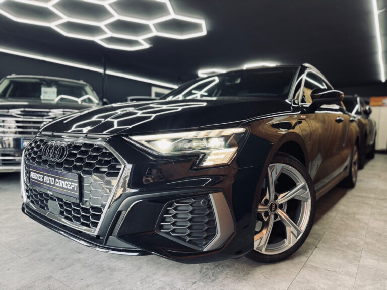 Audi A3 Sportback 40 TFSI e 204 CH S-Tronic 6 S-Line MATRIX LED + CARPLAY + CAMERA + B&O + ECLAIRAGE AMBIANCE + GARANTIE 12 MOIS
