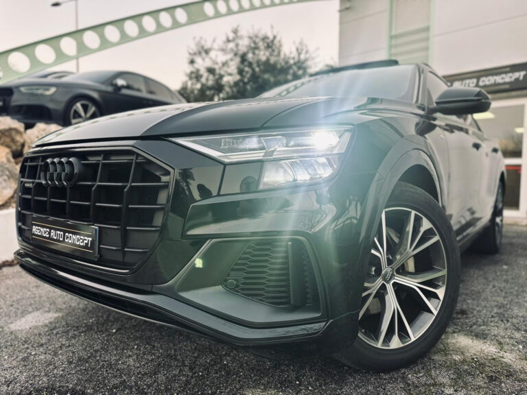 Audi Q8 50 TDI 3.0L 286CH QUATTRO TIPTRONIC S-LINE + ENTRETIEN CONSTRUCTEUR + 2EME MAIN + TOIT OUVRANT/PANO + BANG&OLUFSEN + SIEGES ELEC/CHAUFF/VENTILEES + ATTELAGE ELEC+ GARANTIE 12 MOIS