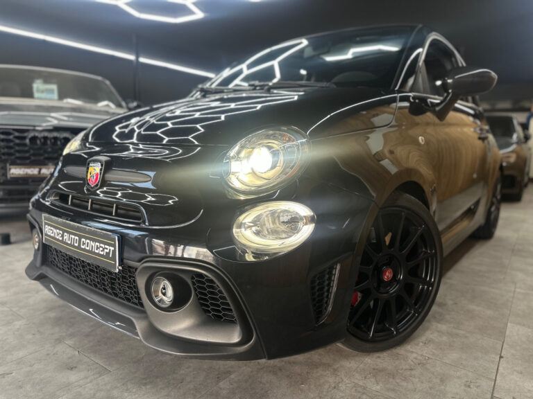  ABARTH 595 1.4 T-Jet 180 CH BVA Cabriolet Competizione Esseesse + ECHAPPEMENT AKRAPOVIC + PACK CARBONE + BEATS AUDIO + 1ERE MAIN + GARANTIE 12 MOIS