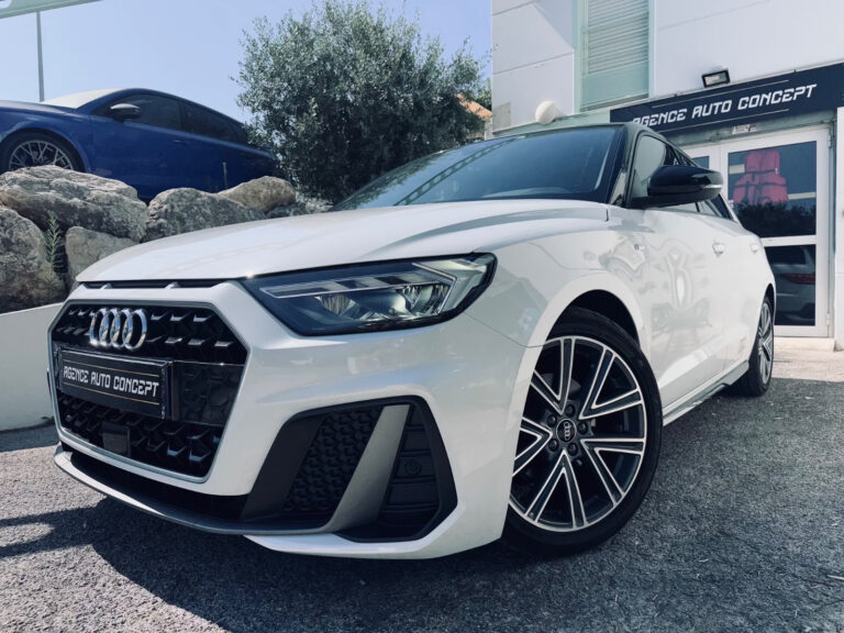  Audi A1 Sportback 1.0L 110CH 30 TFSI S line  + SIEGES CHAUFFANTS + CARPLAY SANS FIL + CAMERA DE RECUL + GARANTIE 12 MOIS