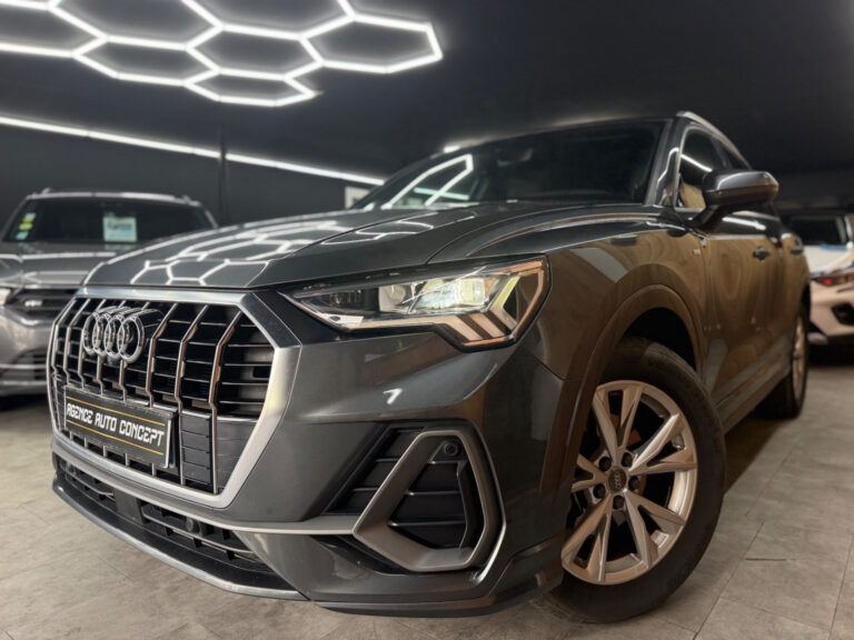  Audi Q3 35 TFSI 150 CV S LINE + CAMERA 360 ° + SIEGES ELECTRIQUES + HAYON ELECTRIQUE + GARANTIE 12 MOIS