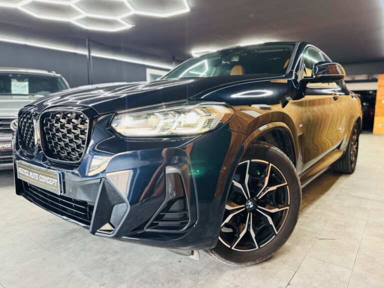 BMW X4 2.0 190 CV XDRIVE MSPORT + CAMERA RECUL + CARPLAY + SUIVI BMW + SIEGES ELECTRIQUES + GARANTIE 12 MOIS