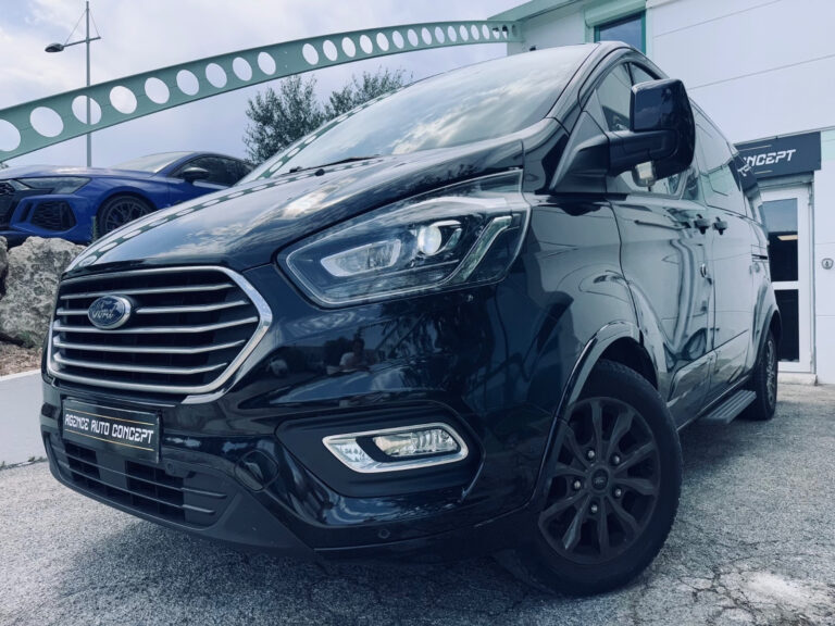  FORD TOURNEO 2.0L 185CH Custom + CAMERA DE RECUL + CARPLAY + SIEGE ELECTRIQUE + GARANTIE 12 MOIS