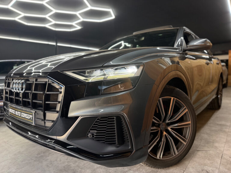  Audi Q8 50 TDI 3.0 L V6 286 CV MILD HYBRID QUATTRO SLINE + TOIT OUVRANT + ATTELAGE + CAMERA + SUIVI AUDI + GARANTIE 12 MOIS
