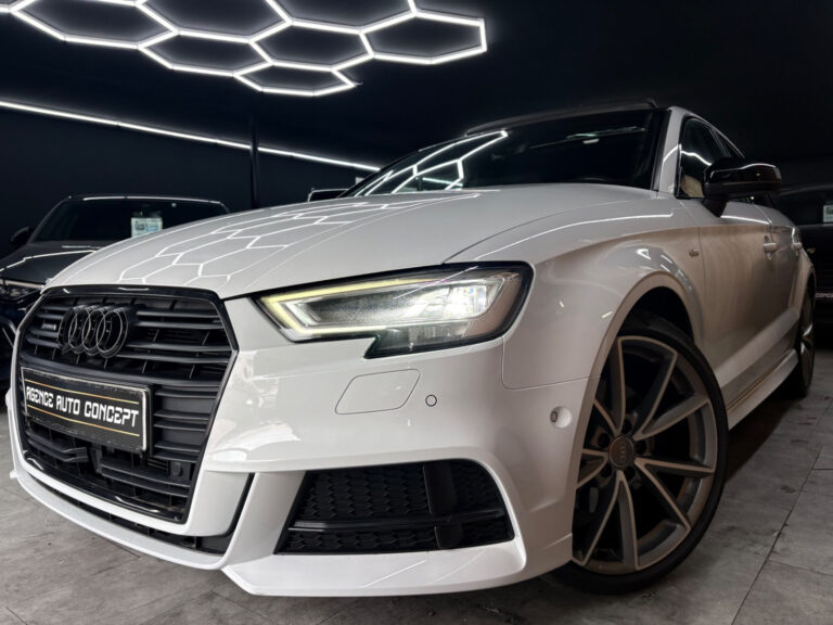 Audi A3 Berline quattro 2.0 TDI 184 CH S-Tronic 7 S-Line + MATRIX LED + GPS + CARPLAY + CAMERA + TOIT OUVRANT + JA19 + GARANTIE 12 MOIS