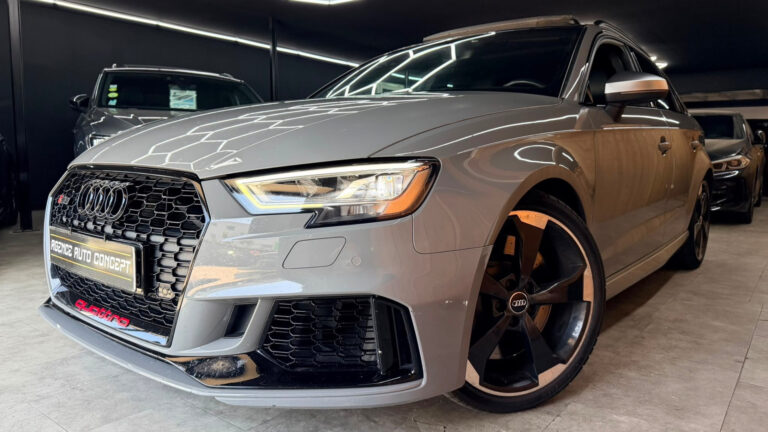 Audi RS3 BERLINE 2.5 TFSI DAZA 400CH QUATTRO + TOIT OUVRANT + LIGNE RS + CARPLAY + GARANTIE 12 MOIS 