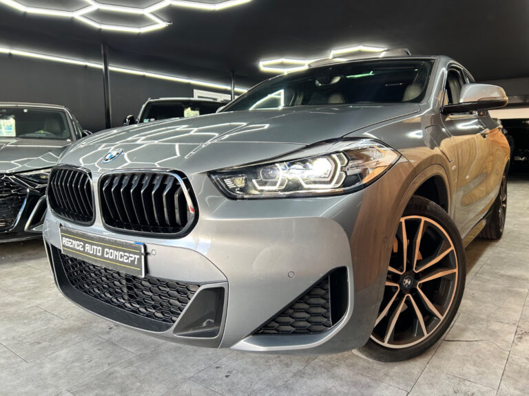  B.M.W. X2 1.5 125 CH XDRIVE 25eA 220CH PACK M SPORT X HYBRIDE RECHARGEABLE SOH 97% + SIEGES BAQUET ADVANCED SPORT M SPORT + TOIT OUVRANT + PACK AMBIANCE INTERIEUR + SIEGES AVANT ELECTRIQUE CHAUFFANT + COFFRE ELEC +GARANTIE BMW 22/05/2027